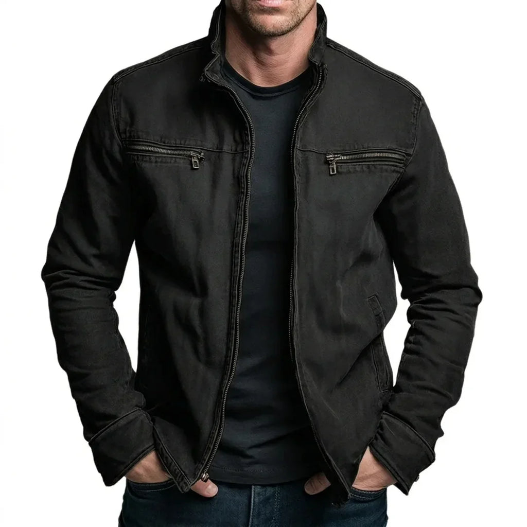 Dean Vintage Cotton Zip Jacket