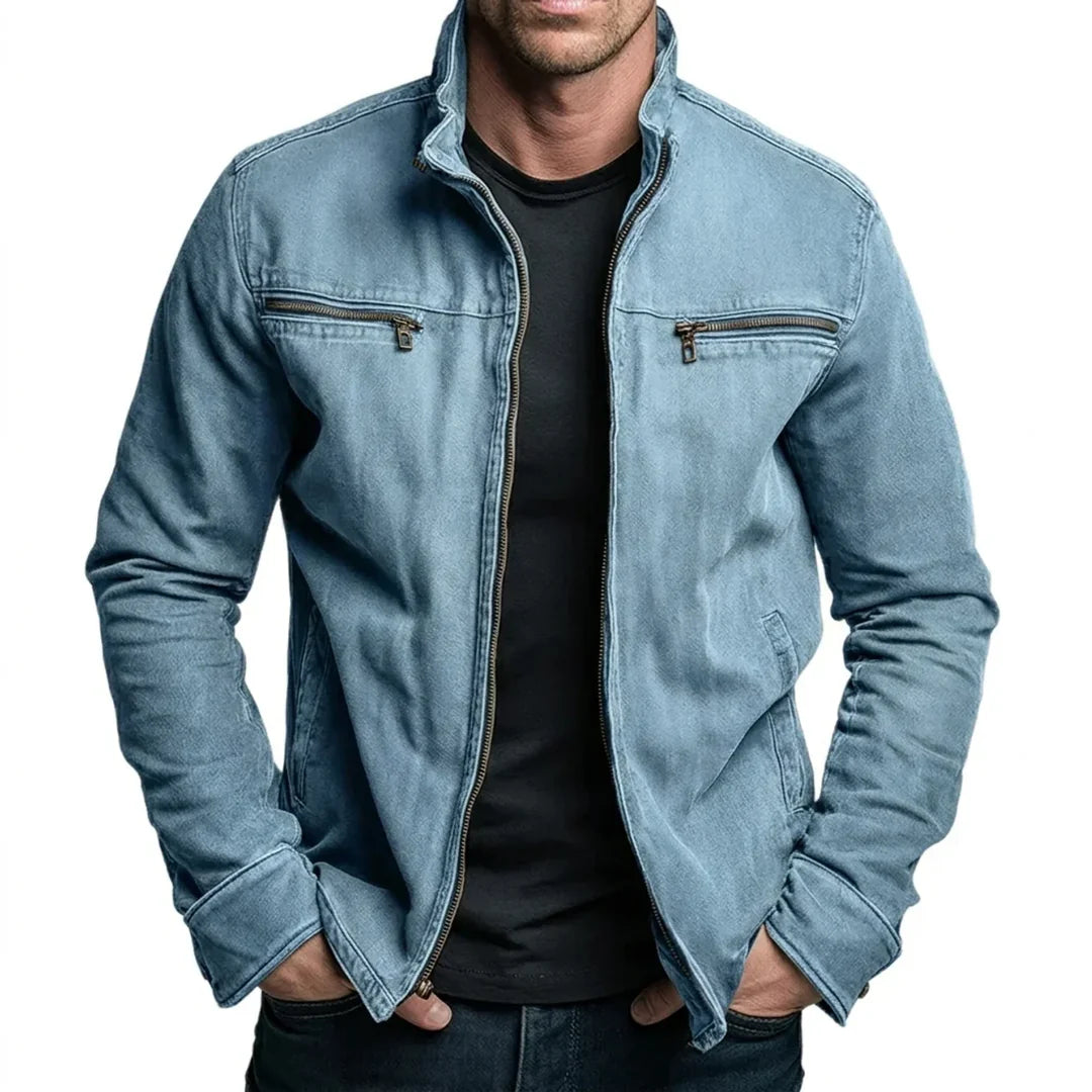 Dean Vintage Cotton Zip Jacket