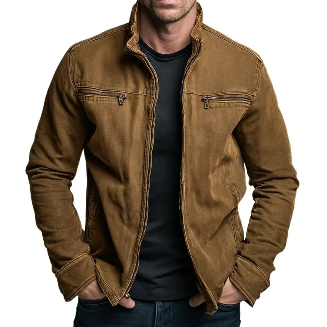 Dean Vintage Cotton Zip Jacket